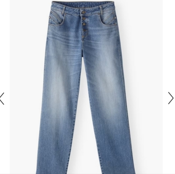 Wrap London Baggy Oversized Boyfriend Jeans Size 4 - Picture 10 of 11